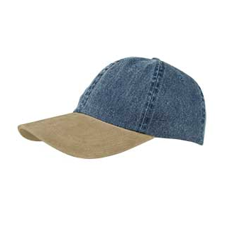 Washed Pigment Dyed Suede Bill Dad Hat