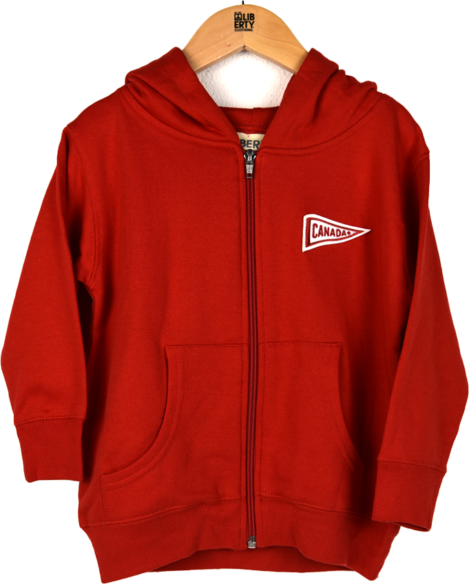 Toddler Zip Hood